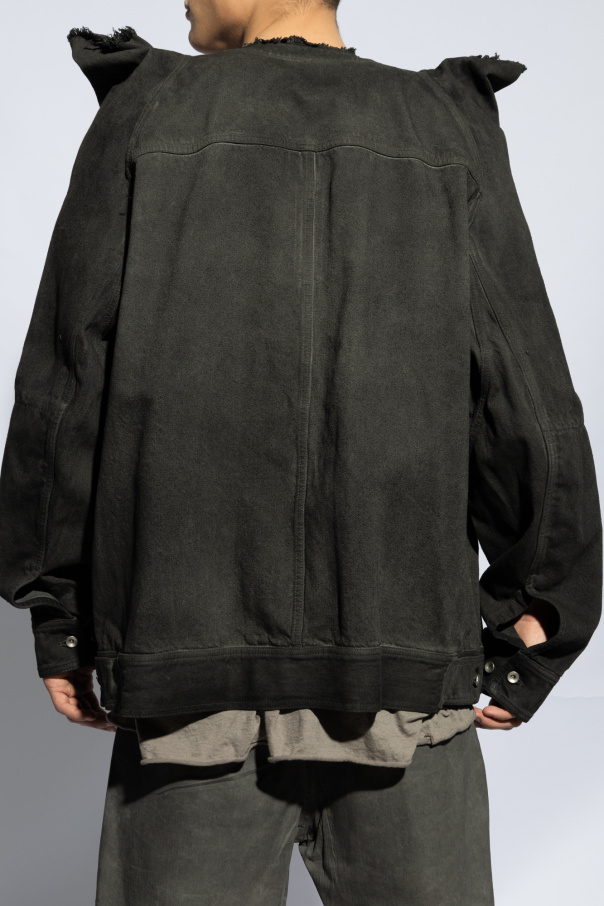 Black Denim Jacket 'Worker' Rick Owens
